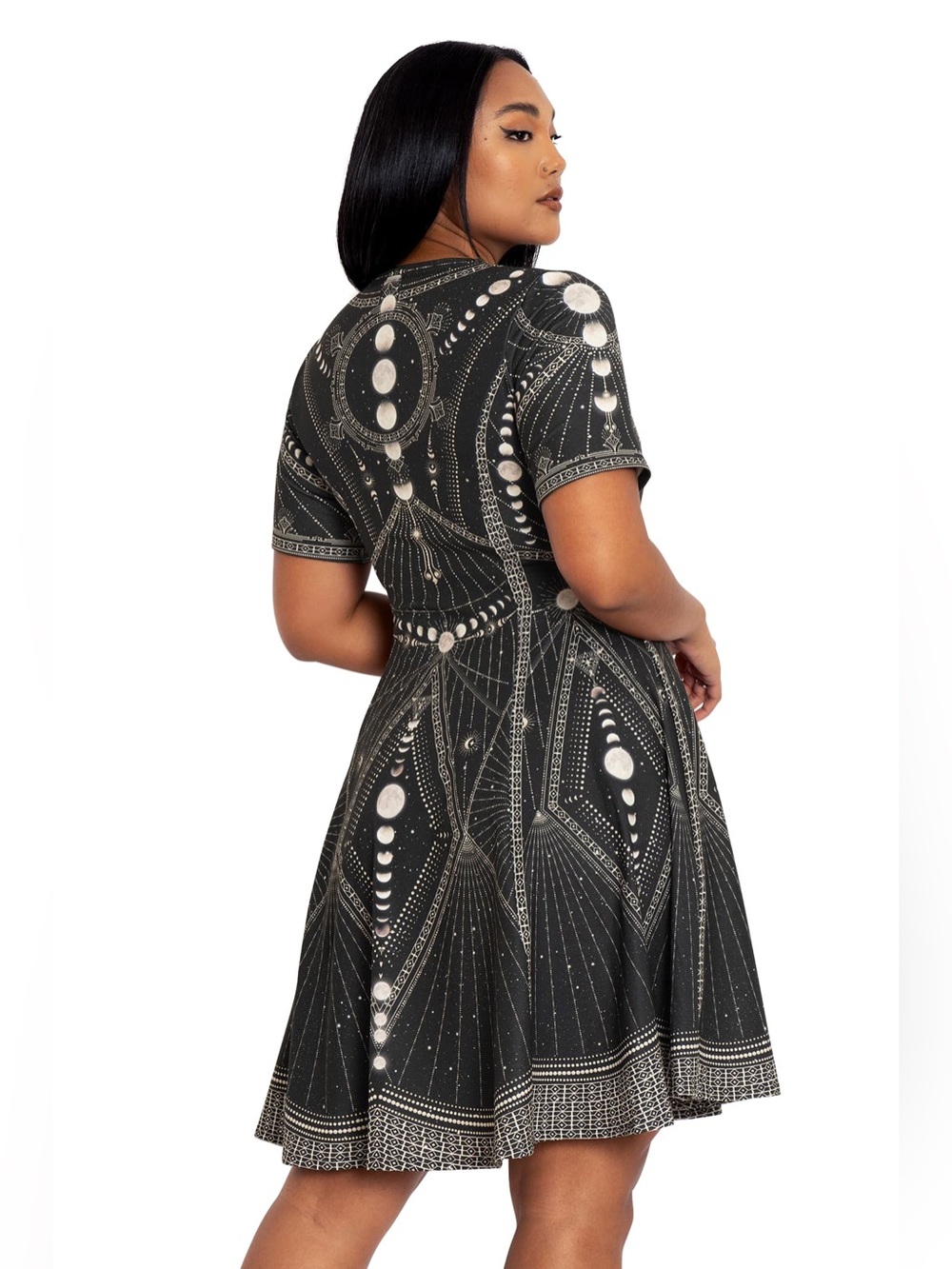 BlackMilk | NWOT Moon Phases Longline Evil Tee Dress - Picture 2 of 5